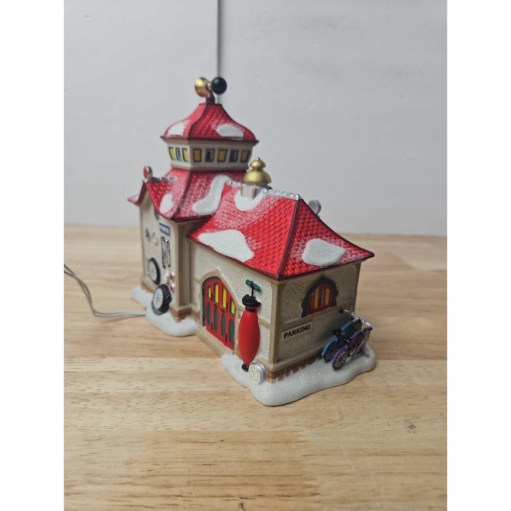 Dept 56 North Pole Bike Bicycle Shop Animated Wheel #4025281 Box & Cord Works - Picture 14 of 16